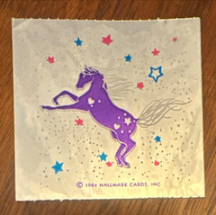 Vintage Unicorn Stickers 80’s Prisms + Rare Foiled Illuminations Fantasies Sheet