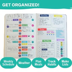 Practical Planner Stickers – Value Pack 48 Sheets, 6 Months of Aesthetic Agen…