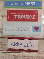 Lot of Boy & Baby Themed Sticker & Vellum Packs Scrapbook Journal Playground