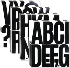 114 Large Alphabet Stickers, 12 Sheets 5 Inch Self-Adhesive Vinyl Letters Sti…