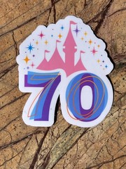 Sticker Pack | Disneyland | 70th Anniversary | Clear