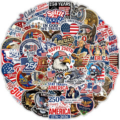 50Pcs 250Th Anniversary USA Stickers 1776–2026, USA Patriotic 4Th of July Sticke