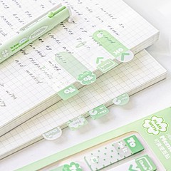 120 Sheets Writable Label Page Marker Bookmarks Clear PET Adhesive Notes Pad