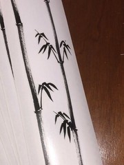 10 Mrs Grossmans Brush Bamboo Border Stickers Asian Style Garden Plant Frame