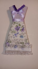 Lot Of 3 Handmade Dresses For Junk Journals scrapbooks shadow boxes Ornaments