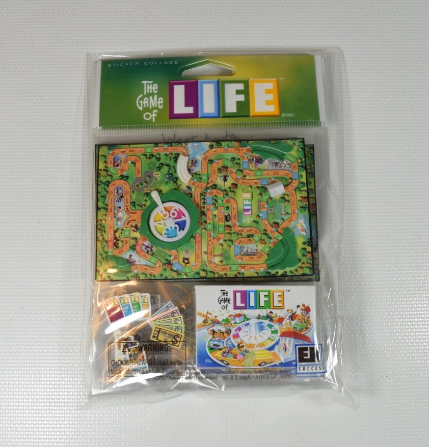 Hasbro Game of Life Scrapbook 3D Sticker Collage Jolee’s Boutique (3 sets in pkg