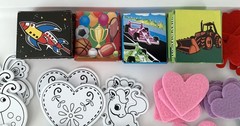 Kids Scrapbooking Foam & Felt Stickers Gift Tags Mixed Lot
