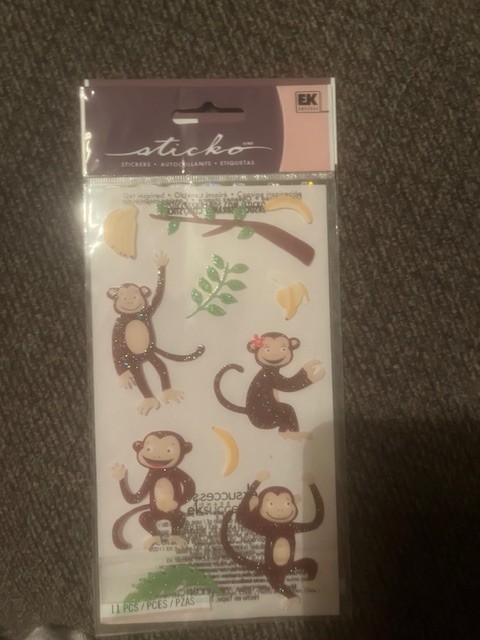 sticko Monkey 11 pc