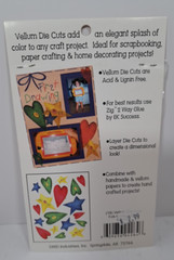 PAPER REFLECTIONS VELLUM DIE CUTS FOLK HEARTS AND STARS