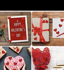500 pcs Sticker Seals Roll Red Heart Semi Gloss Self Adhesive All Purpose