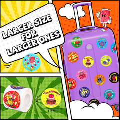 Scratch and Sniff Scented Stickers for Kids 3 Rolls 600 Pcs 1 57 Inch