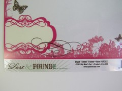 Lost & Found 2 – Blush “Sweet” Frame LF2022 – My Mind’s Eye 2011 Scrapbooking