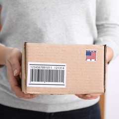 1×1 USA Stickers – 1000 Pack American Made Labels for Small Business Packaging