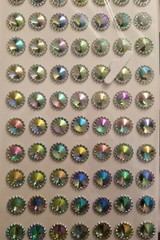 CraftbuddyUS 14 Packs of 8mm Aurora Borealis Beaded Gems