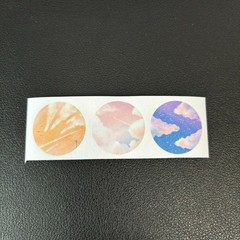 Sunset Night Sky Cloud Stickers – 3 Aesthetic Kawaii Japanese Designs
