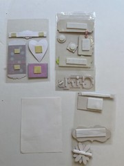 unbranded mixed lot “family “ 3D stickers & Sticker. Incomplete- Good-