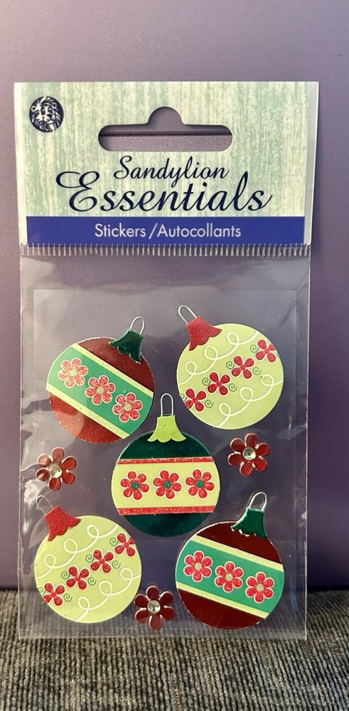 Vintage Sandylion Traditional Ornament 2004 Sticker Pack