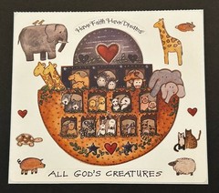 New Colorbok Joy Marie GOD’S CREATURES Sticker Sheet ARK
