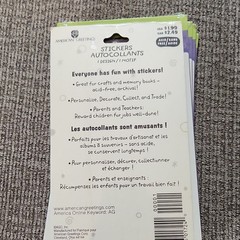 American Greetings Stickety-Doo-Da Bunny & Butterfly Stickers 4 Sheets
