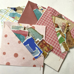 Junk Journal Cluster Pocket NEW STASH! Handmade Various Themes