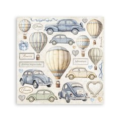 Stamperia – TIMELESS – MATT STICKERS – 16.5 cm x 16.5 cm – 4 x SHEETS, Love
