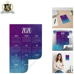 Elegant Removable 2026 Sticker Calendar – Perfect for Home & Office Decor