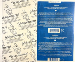 Stickopotamus London Travel Destination Binder Sticker: England Great Britain UK