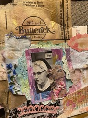 Unique Handmade Ephemera, Scrapbook,Junk Journal,tag,embellishment Mixed Media