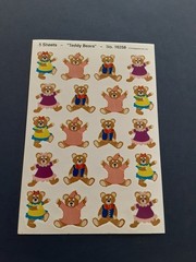 vintage Z International teddy bears sticker sheet *1 sheet*