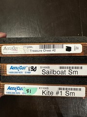 AccuCut Beach Summer Die Cut Lot Treasure Chest Sailboat Kite Beach Ball Picnic