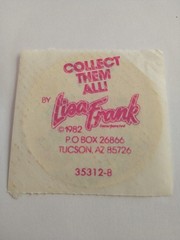 Vintage 1982 Lisa Frank Panda Sticker. New Old Stock