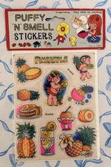 SEALED Mega Set Of 12 Vintage Puffy-n-Smell Stickers 1980 Packs! RARE Collection