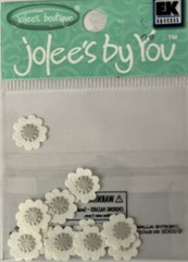 WHITE PETUNIA FLOWER Embellishment(12pc)Jolee’s •Garden•Plant •Spring•Wedding