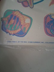Current Inc. Stickers By the Sea Shells Fish Sea Horse Crab Bird – Sheets New