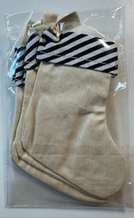 Heidi Swapp Believe Cotton Christmas Stockings 3×5.25 inches-4 Pieces