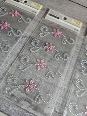 Sticker Lot – Flowers Scrapbooking 3D Stickers – Floral Spring Gems RARE HTF #96