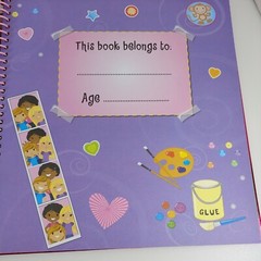 Girls Only! Scrapbook Fun Starter Scrapbook with Pen & 170 Stickers