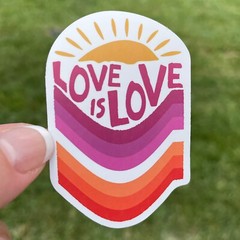 50pcs LESBIAN Stickers, Pride, Rainbow, LGTBQ+, Free Shipping*