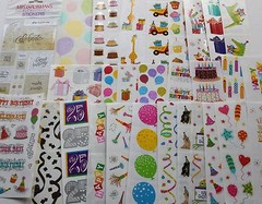 Mrs. Grossman sticker sheet You Choose – Birthday Party Anniversary Celebration