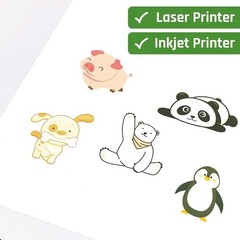 Versatile Matte Sticker Paper – 30 Self-Adhesive A4 Sheets for Custom Printing