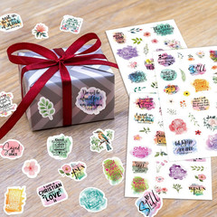 Christian Bible Verse Stickers for Journaling Inspirational Scripture Sticker Re