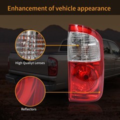 Tail Light Assembly Compatible with 2004-2006 Toyota Tundra Double Cab Tail l…