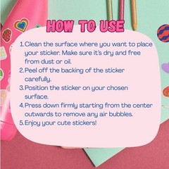 Kawaii Cat Dessert & Sushi Sticker Set | Cute Waterproof Vinyl Planner Laptop De