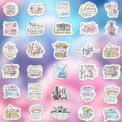300Pcs Inspirational Christian Stickers Bible Verse Motivational for Journaling