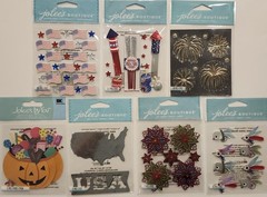 Lot of 27 JOLEE’S BOUTIQUE Dimensional Scrapbooking Stickers