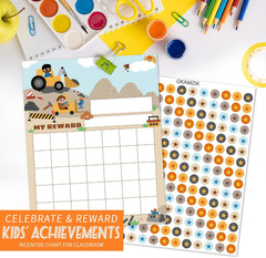 Star Sticker Chart for Kids Behavior -25 Toddler Sticker Reward Chart Incentives