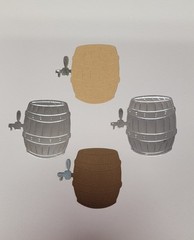 🍺 Beer Mugs 🍺 Adult Beverage (8Pcs) Die Cuts Cardstock Embellishments