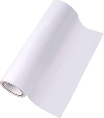 Adhesive Sheet Double Sided Iron-on Patch 8 Inch x 13 ft White
