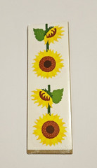 Mrs. Grossman’s Stickers Lot of 12 Strips ~Sunflower~ Sunflowers RARE HTF