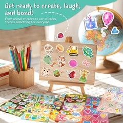 800 Stickers for Kids, Cute Stickers Kids Classroom, Including Dinosaur,Animal